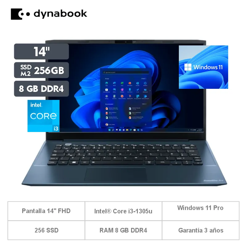 [LPSPI3D] LAPTOP SATELLITE PRO C40K - INTEL CORE I3 1305U - DYNABOOK