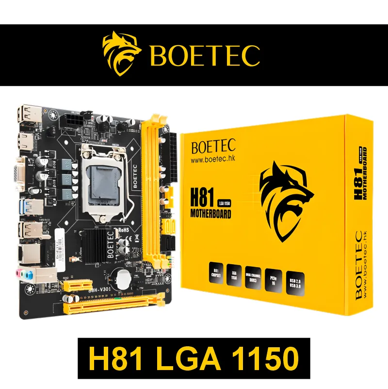 PLACA MADRE BOETEC - H81 LGA 1150