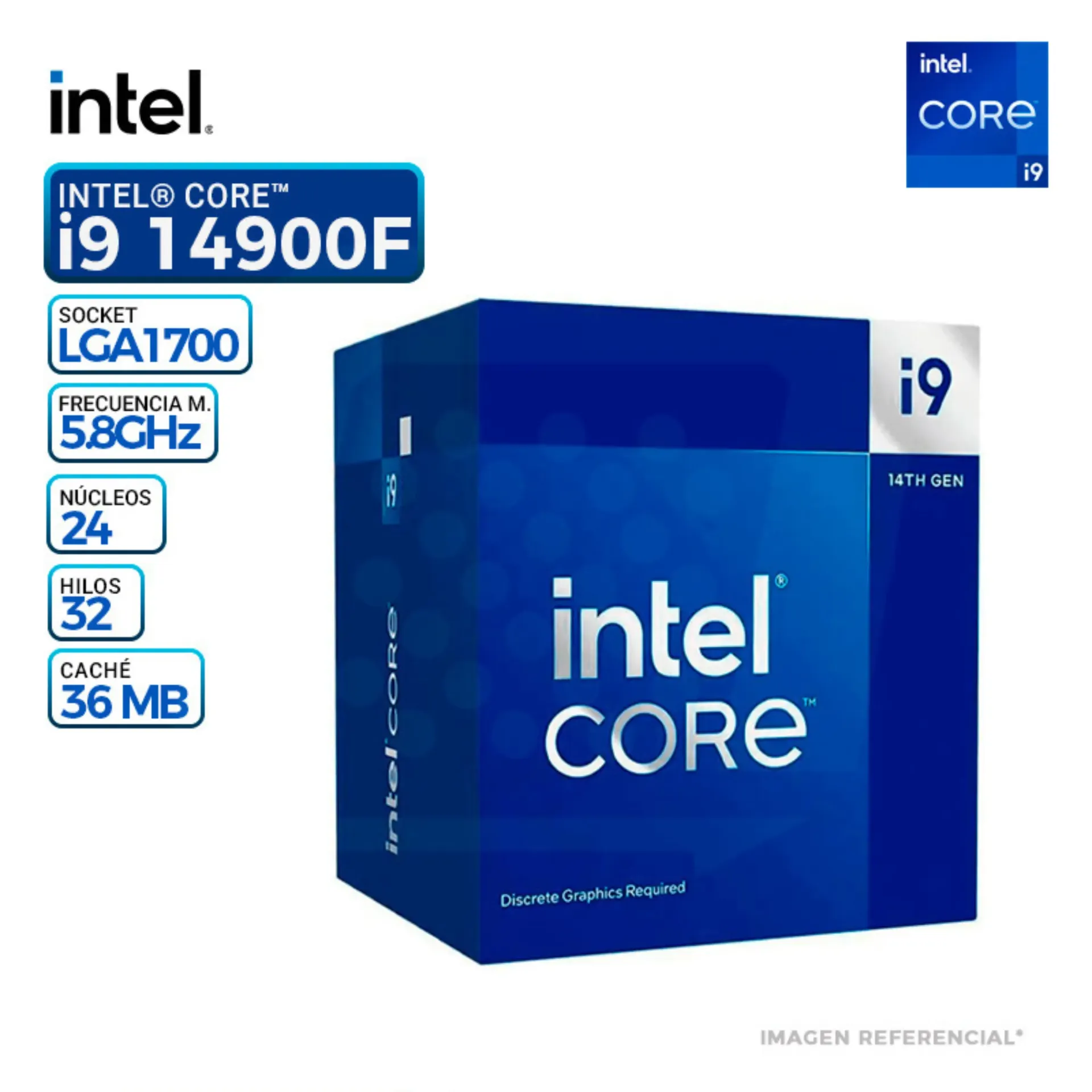 PROCESADOR INTEL CORE ULTRA i9 14900F