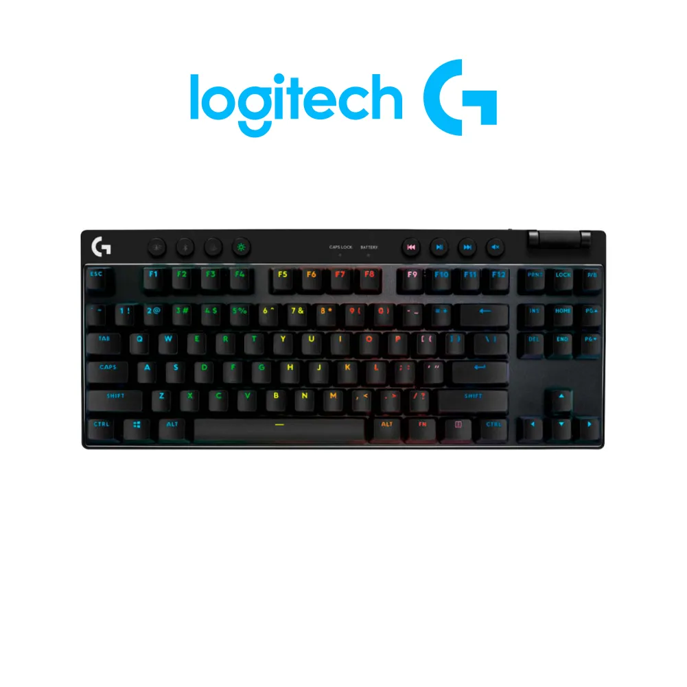 [TECLA02] TECLADO LOGITECH PRO X TKL LIGHTSPEED USB BLACK 920-012127 P
