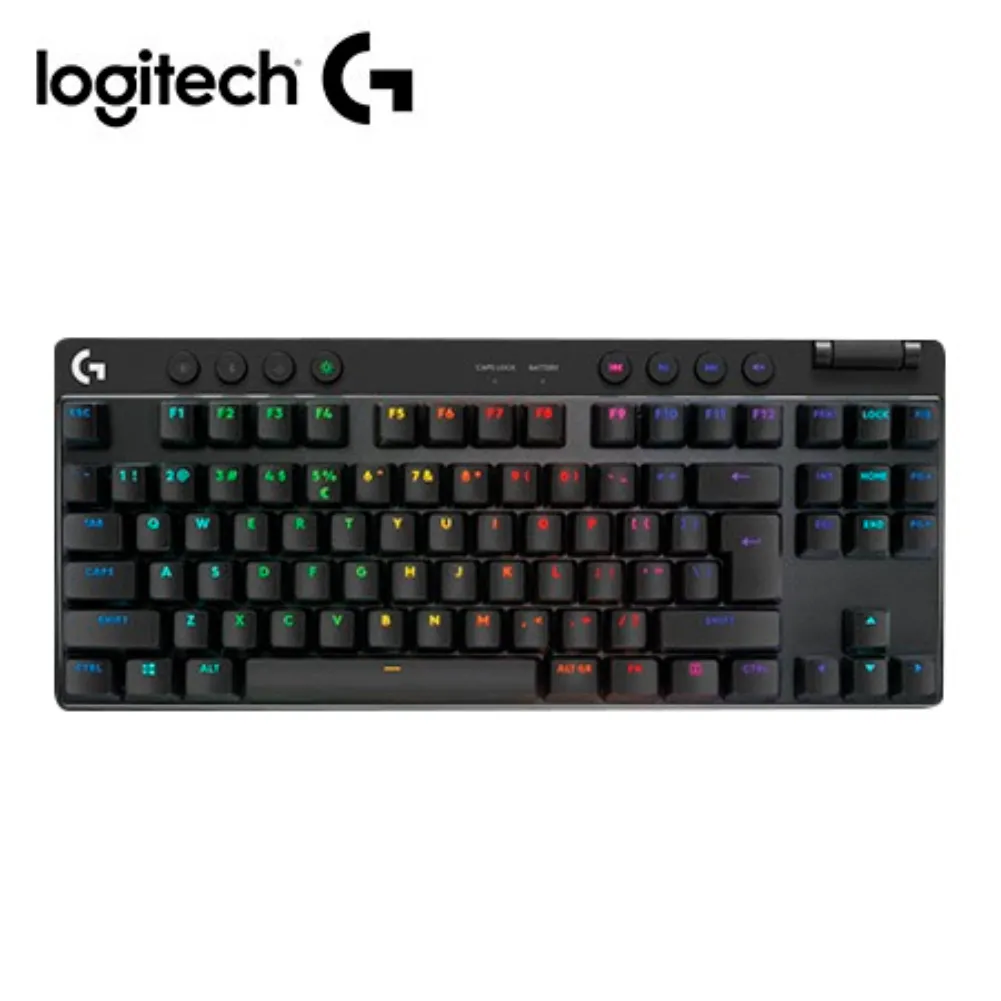 [TECLA04] TECLADO LOGITECH PRO X TKL LIGHTSPEED USB BLACK 920-012127