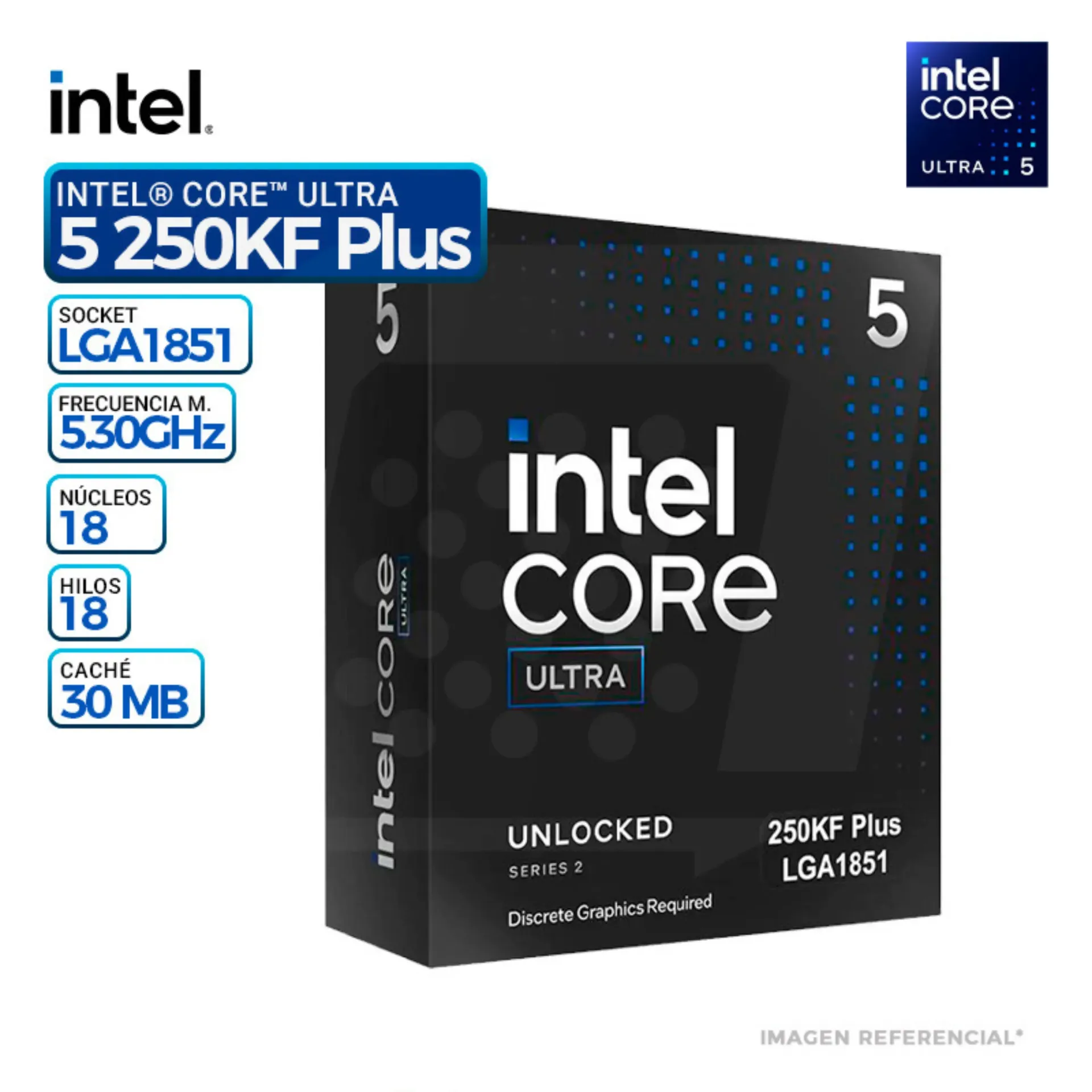 PROCESADOR INTEL CORE ULTRA 5 245KF