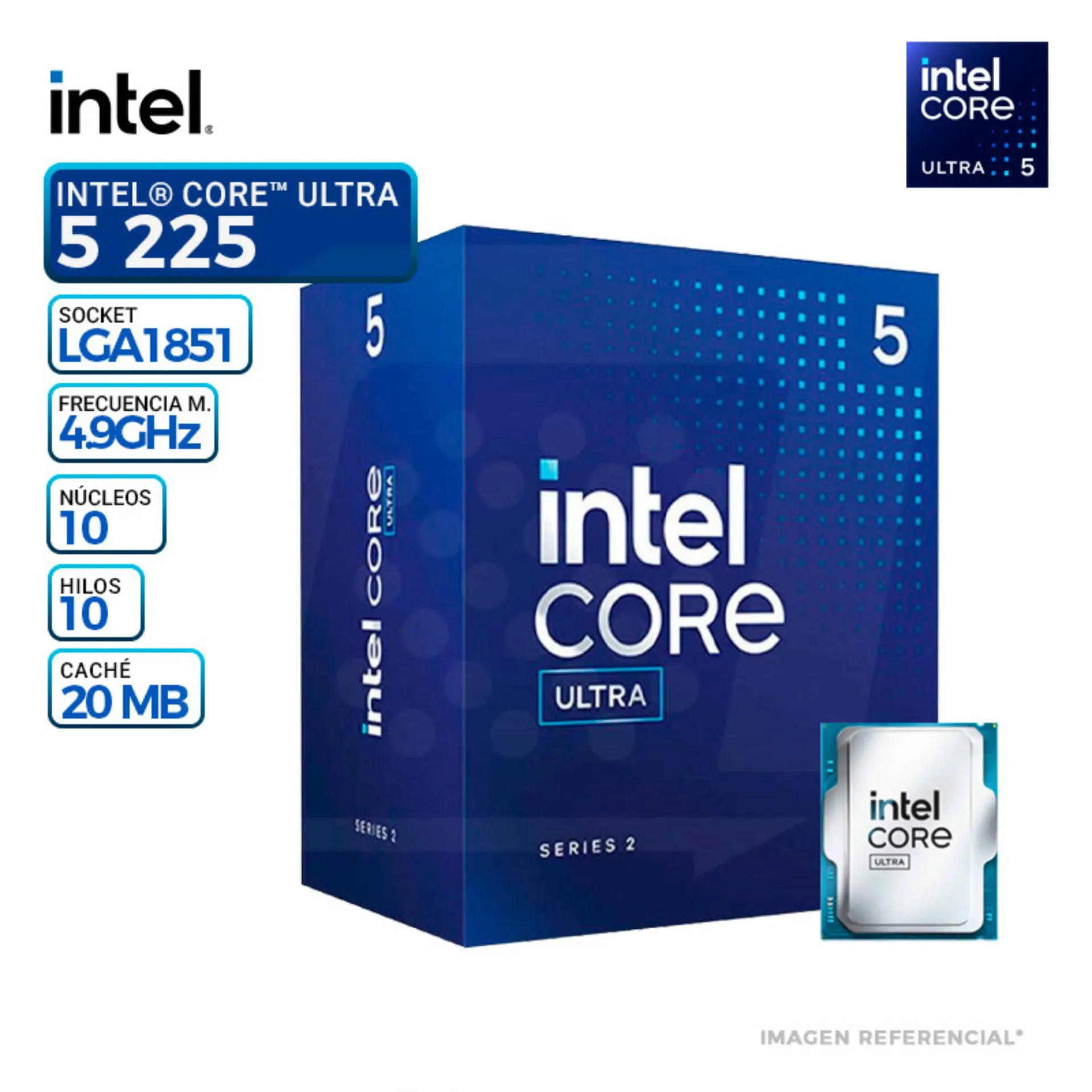 PROCESADOR INTEL CORE ULTRA 5 225